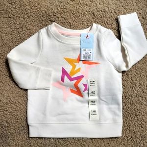 Cat & Jack Toddler Girl 18 months Sweatshirt NWT